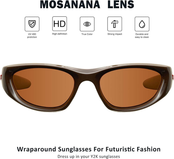 Chic Y2K Wrap Sunglasses